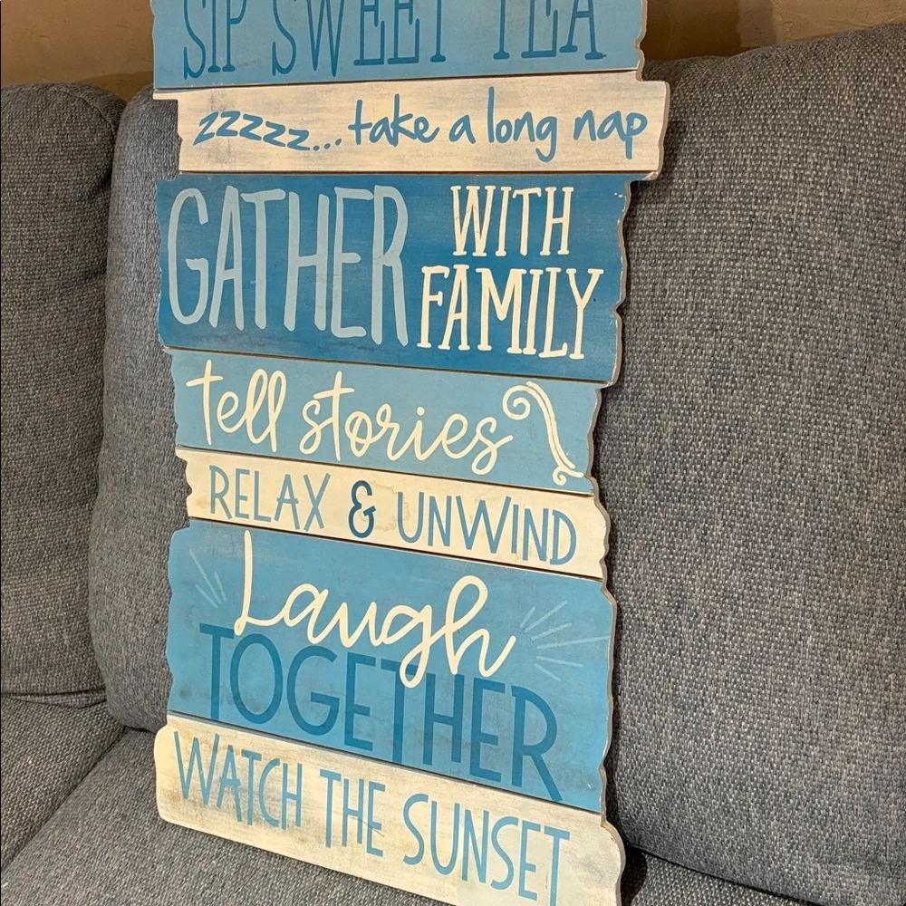 Porch Rules wall decor!!